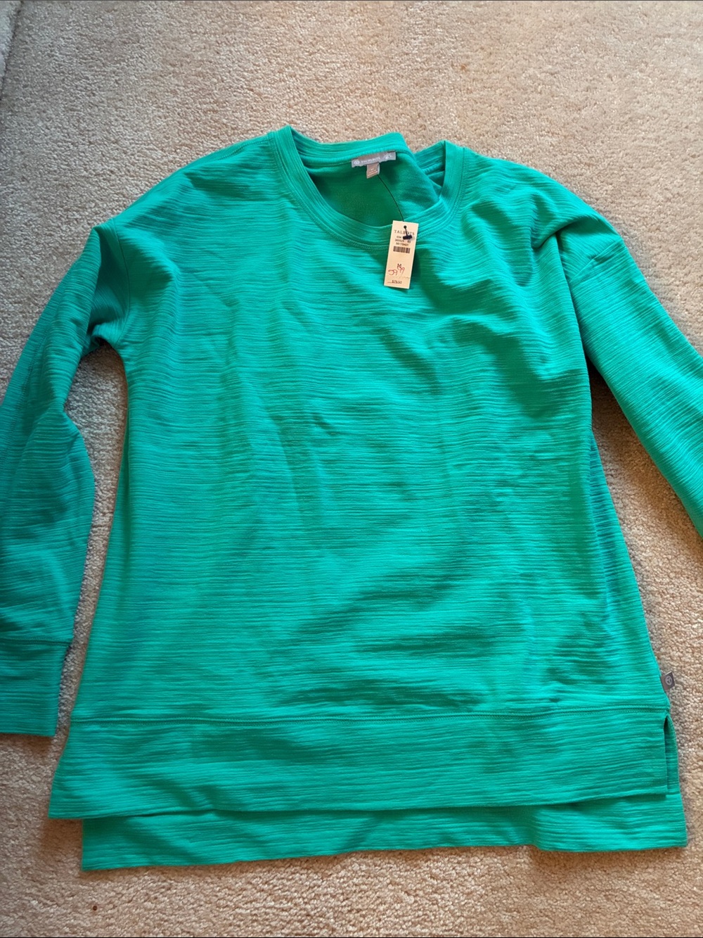 Talbots green sweatshirt